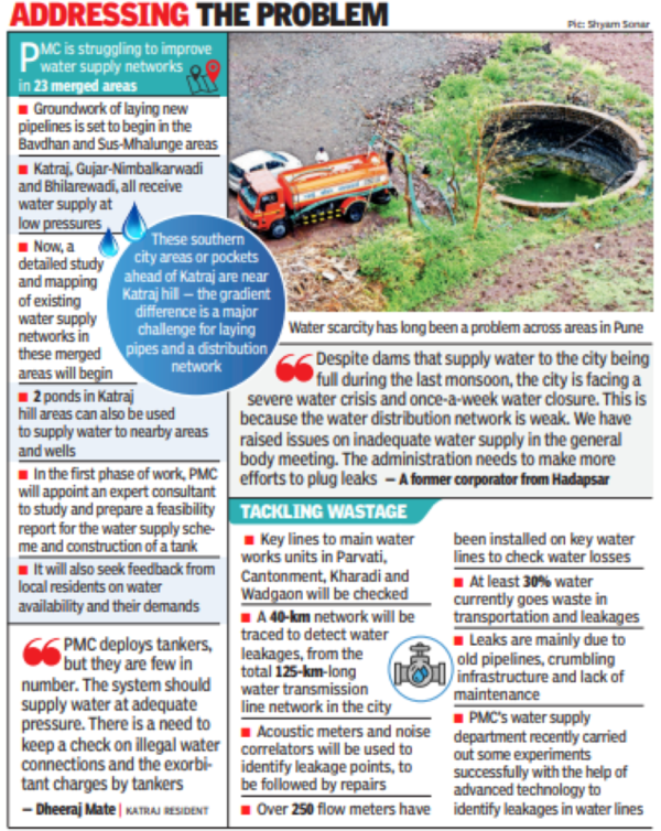 Katraj Pmc Set To Improve Water Supply For Merged Areas Beyond Katraj