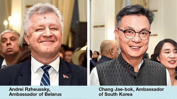 Andrei Rzheussky, Ambassador of Belarus and Chang Jae-bok, Ambassador of South Korea