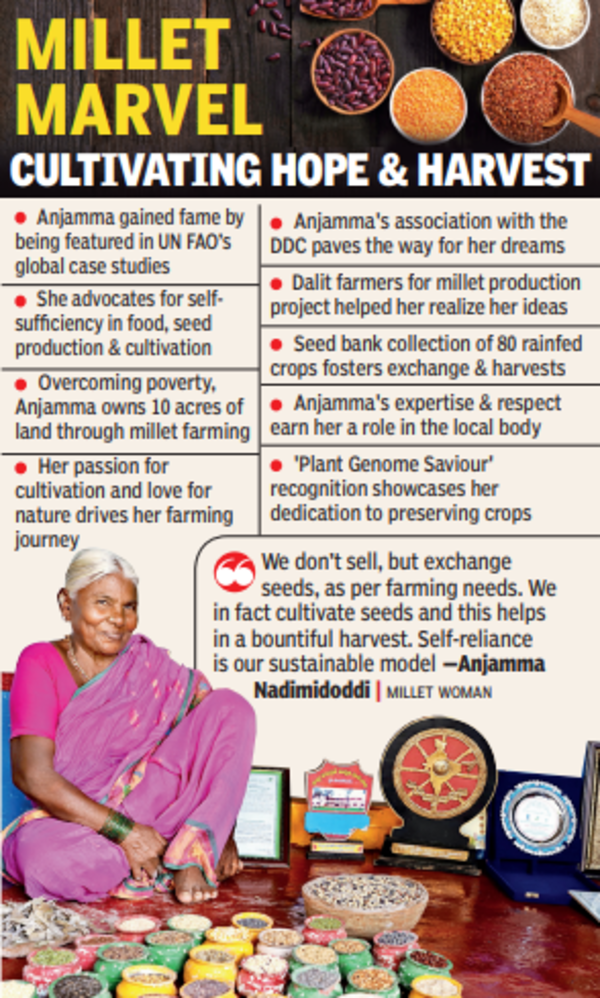 Sowing success: T’s millet woman in UN’s fame club
