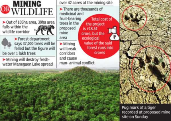 State Forest Department hastily approved the mine project in Pench: RTI