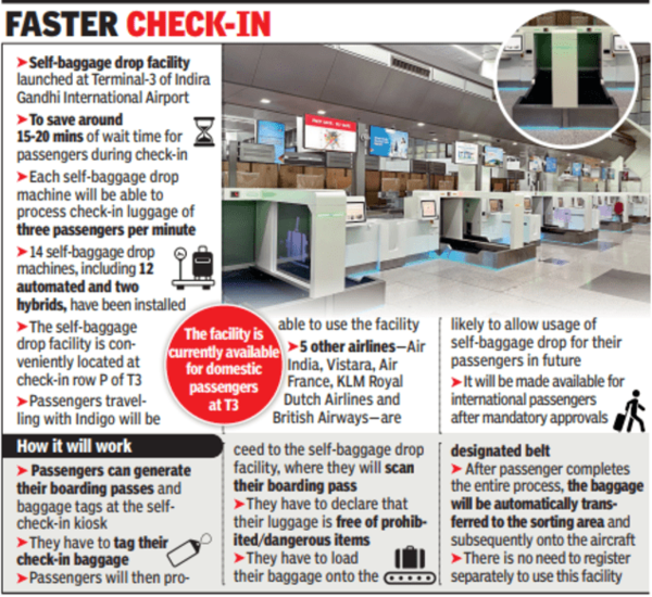 Noticias del aeropuerto de Delhi: ¿vuelo nacional?  Instalación de entrega automática de equipaje para reducir el tiempo de espera en 20 minutos en la Terminal 3 de IGI |  Noticias de Delhi