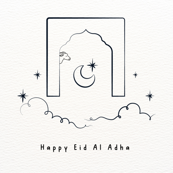 Eid Mubarak for kids Doodle vector Stock Vector by ©wongsalam77 112680062