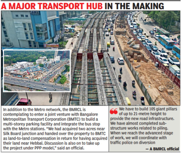 Bangalore News Today: Elevated road over Silk Board flyover in 6 months ...