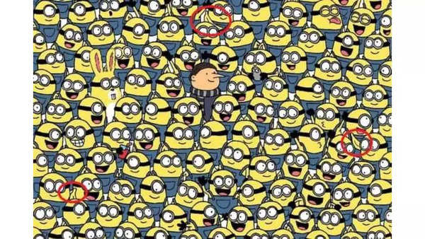 Challenge: Can you find 3 bananas among the minions in only 10 seconds? -  Times of India