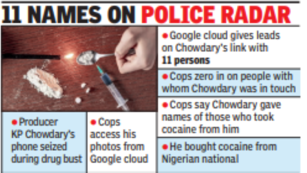 Hyderabad Drug Bust: Film Producer KP Chowdary’s Google Data Helps ...