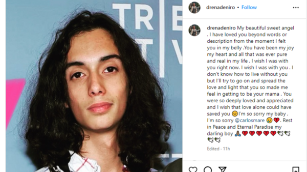 Robert De Niro's grandson passes away