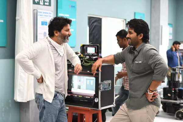 Allu Arjun and Trivikram Srinivas