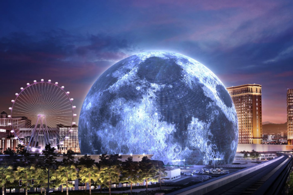 Las Vegas’ ‘Sphere’ lights up with massive LED display, see pics ...