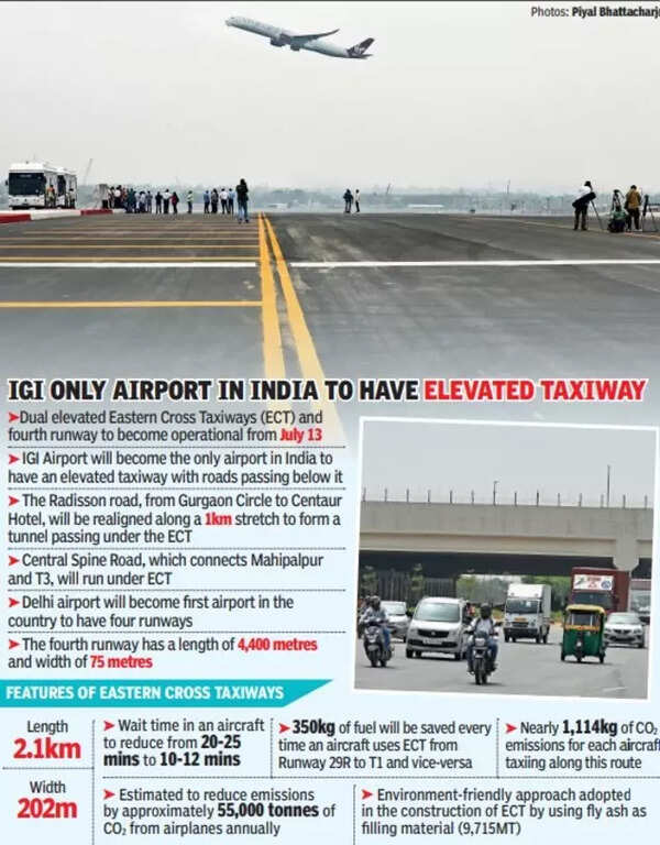 On July 13, IGI to India’s first airport to have dual elevated