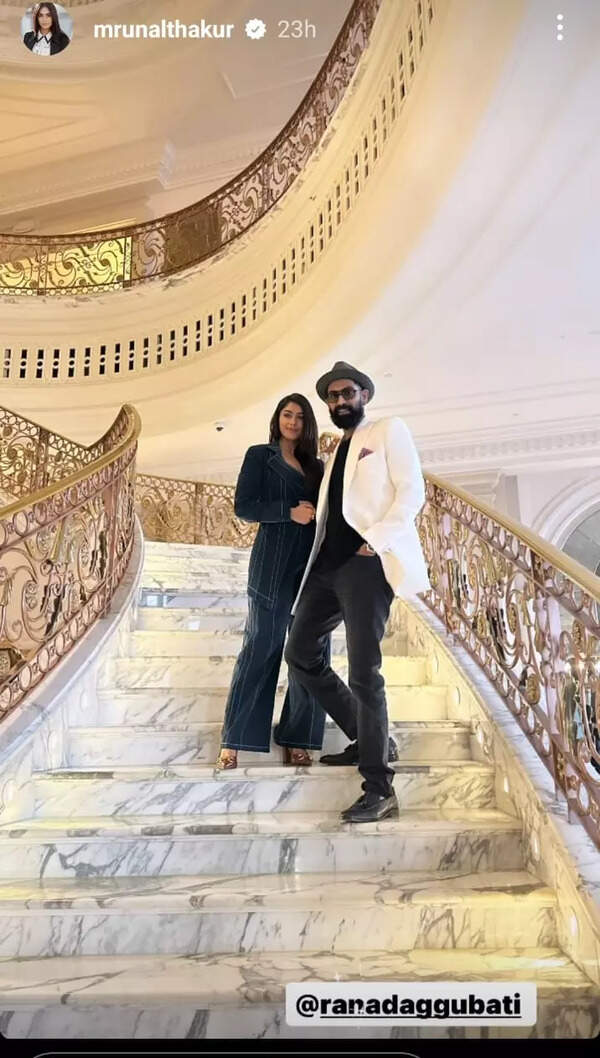 Rana Daggubati and Mrunal Thakur's latest photo