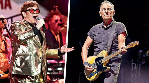 Elton John and Bruce Springsteen