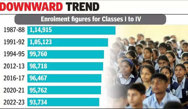 Goa's diving birth rate reflected in low primary school enrolment | Goa ...