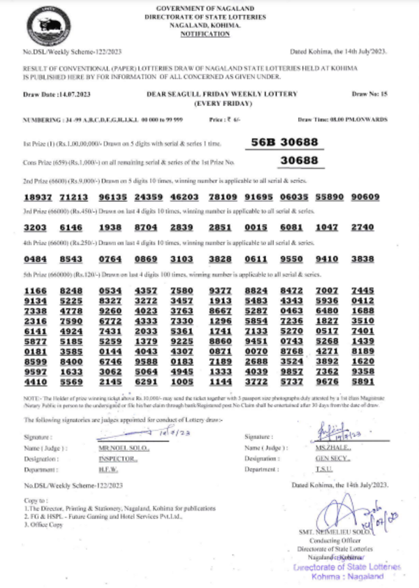 check winning lotto numbers