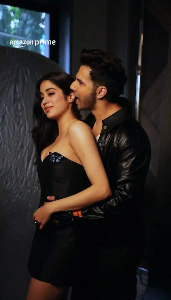 Varun Dhawan And Alia Bhatt Sex Videos - Varun Dhawan bites Janhvi Kapoor's ears in a photoshoot; fans call it  'creepy' - See photos | Hindi Movie News - Times of India