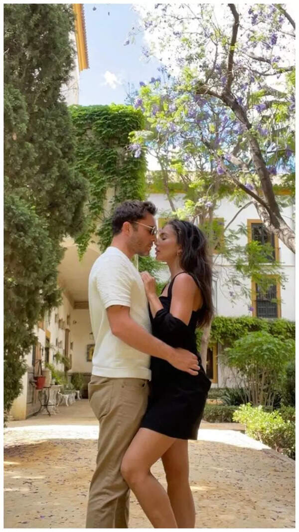 Ed Westwick and Amy Jackson