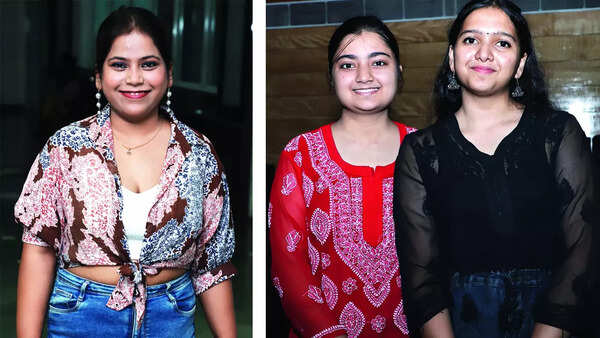 (L) Vaishnavi Tewari (R) Abhiphya and Avantika