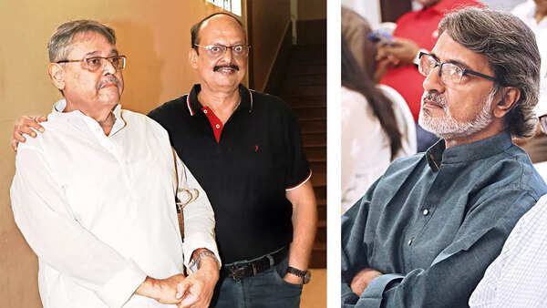 (L) Shashank Singh and Pradeep Ginodia (R) Rahul Bhatt