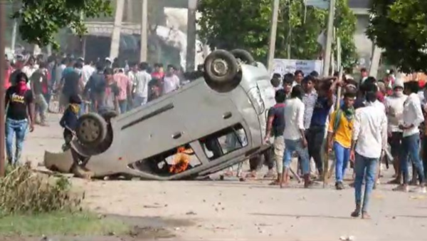 car of local journalist Anil Mohania