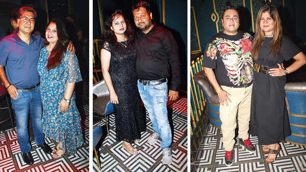 (L) Ashu and Rupali Mehrotra (C) Deepika and Madhur Singh (R) Dr Rahul and Dr Rohini Thakur