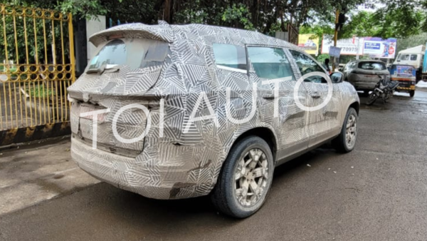 Tata Safari Facelift Tata Safari Facelift Test Mule Reveals Exterior