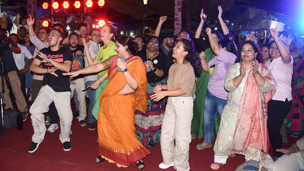 It was a party at Dilli Haat!