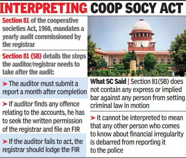Anyone can file coop scam FIR, police can probe: SC | Mumbai News ...