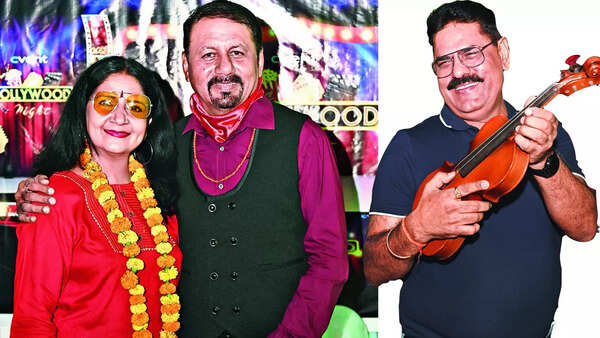 (L) Madhu and Suresh Jeewani (R) Naresh Sethi