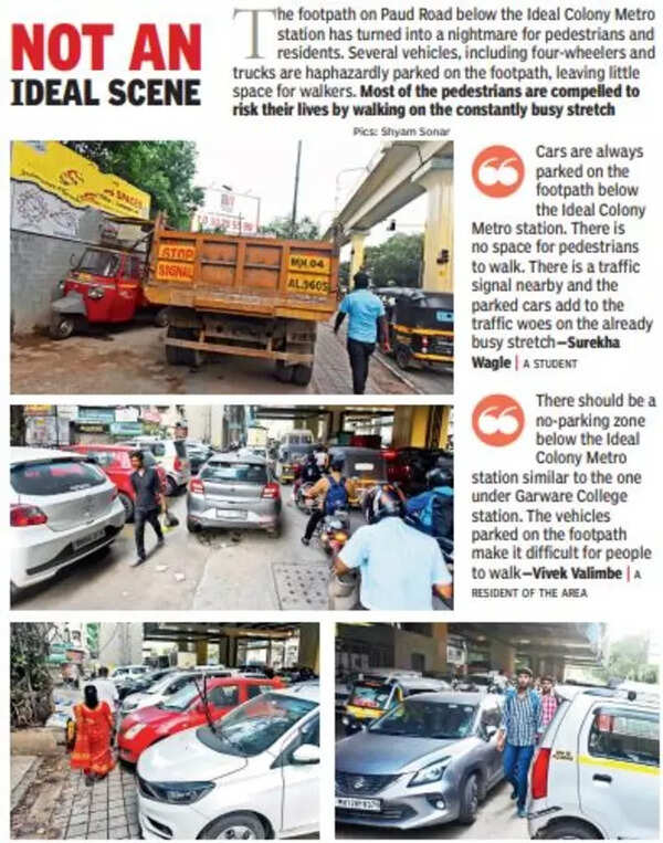 Parked Vehicles Parked Vehicles On Footpaths Spell Chaos For Walkers
