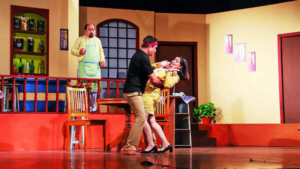 A scene from the play