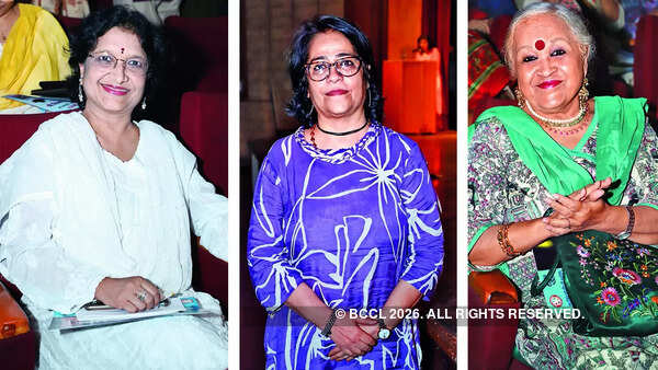 (L) Abha Anant (C) Archanaa Pande (R) Dr Kirti Narain
