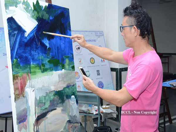 Artists and students showcase their creativity at an international art ...