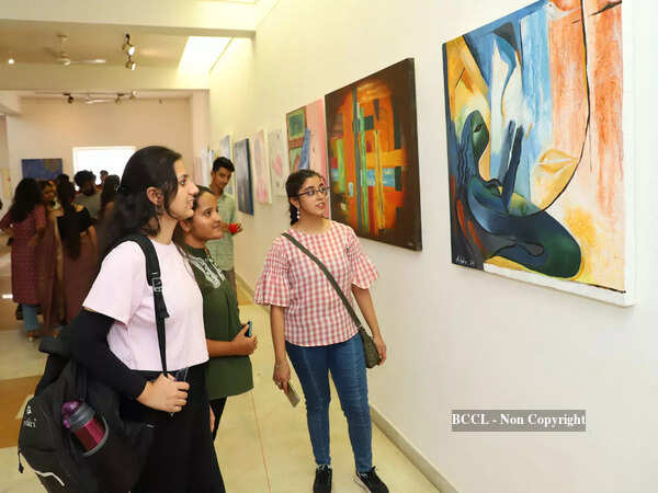 Artists and students showcase their creativity at an international art ...