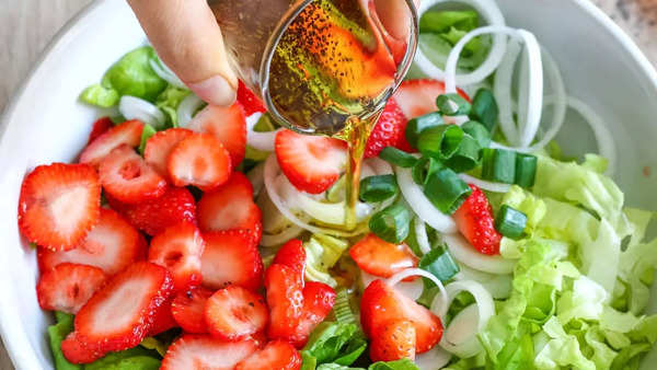 Homemade low-fat salad dressings made under 15 minutes - Times of India