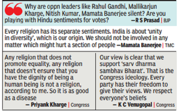 Sanatan Dharma Remark Row: Congress Divided Over ‘Sanatan Dharma ...