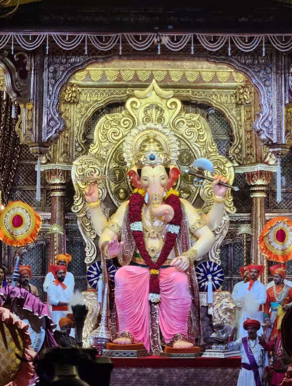 Mumbai Ganeshotsav 2023: First look of Lalbaugcha Raja unveiled ...