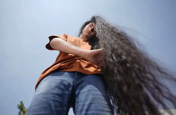 longest hair.