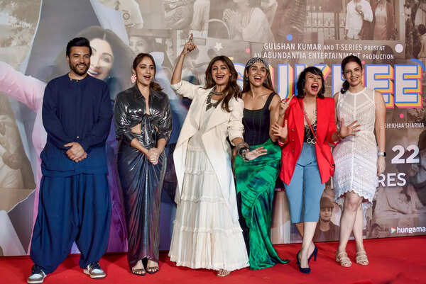 Mumbai, Sept 07 (ANI): Bollywood actors Shilpa Shetty, Kusha Kapila, Dilnaz Iran...