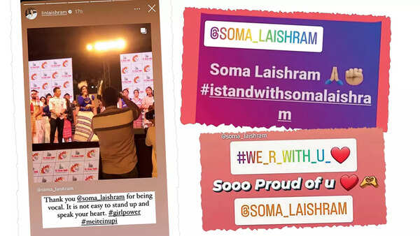 On the other hand, colleagues and fans took to social media to support her stand