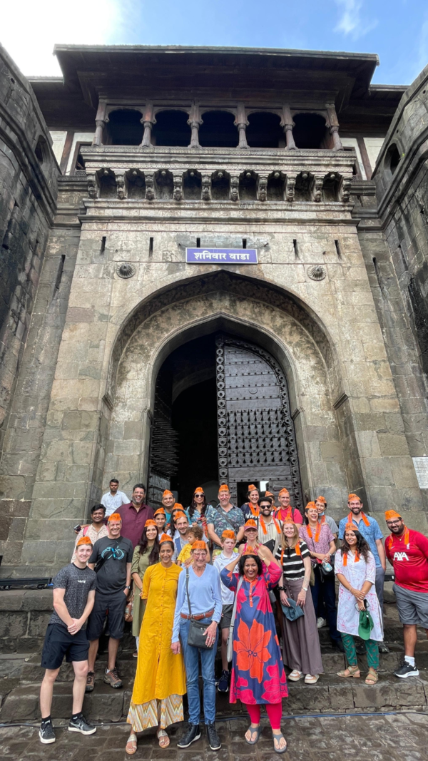 Expats go pandal-hopping in the city