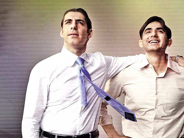 Jim Sarbh with Ishwak Singh in Rocket Boys