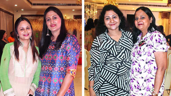 (L) Anushri and Dr Monika (R) Ankita and Tulika