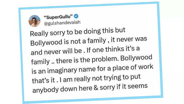 Gulshan's tweet