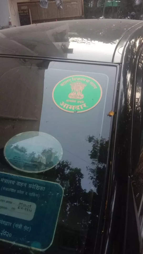 Mumbai police arrest history sheeter for using government stickers and mla logo on car – Times of India