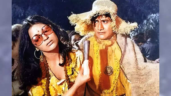 Zeenat Aman and Dev Anand Zeenat Aman and Dev Anand