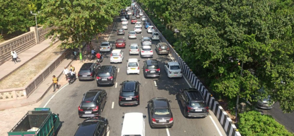 Traffic Crawls Near Dalit Prerna Sthal In Noida As People Pay Tribute ...