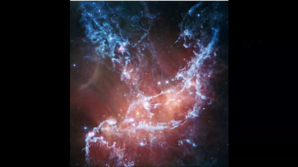 This new infrared image of NGC 346 from NASA’s James Webb Space Telescope’s Mid-Infrared Instrument (MIRI)