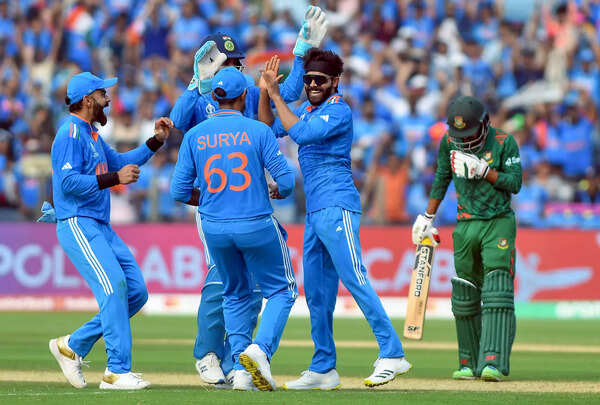 India vs Bangladesh Highlights: How Virat Kohli masterclass helped India crush Bangladesh for their fourth successive win | Cricket News – Times of India