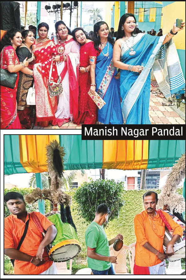 Folk Art Folk Art, Fun And Fervour At Manish Nagar Pandal Nagpur