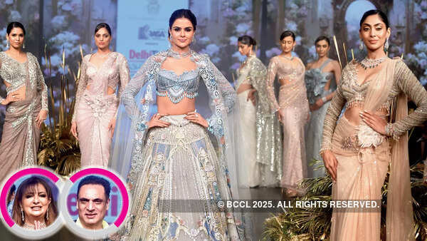 Priyanka Chahar Choudhary walked as the showstopper for Anjalee and Arjun Kapoor Priyanka Chahar Choudhary walked as the showstopper for Anjalee and Arjun Kapoor