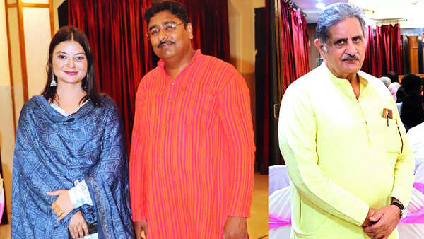 (L) Anuradha Ratudi and Dr Ashish Kumar Jaiswal (R) Ashok Kapoor